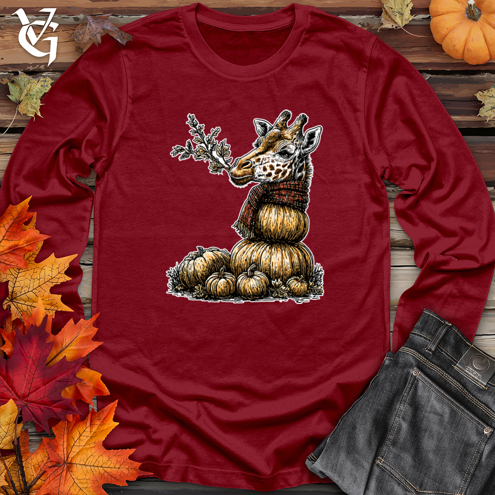 Pumpkin Giraffe Long Sleeve