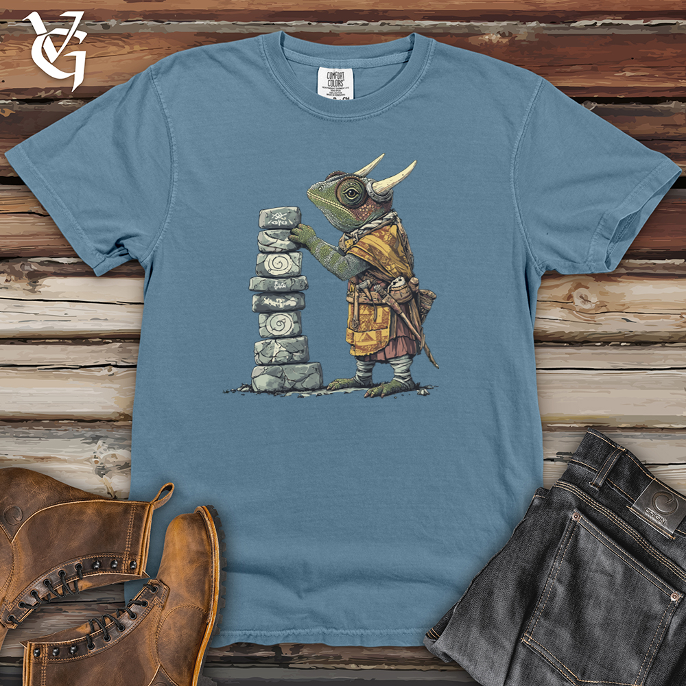 Chameleon Dressed as a Viking Heavy Cotton Comfort Colors Tee