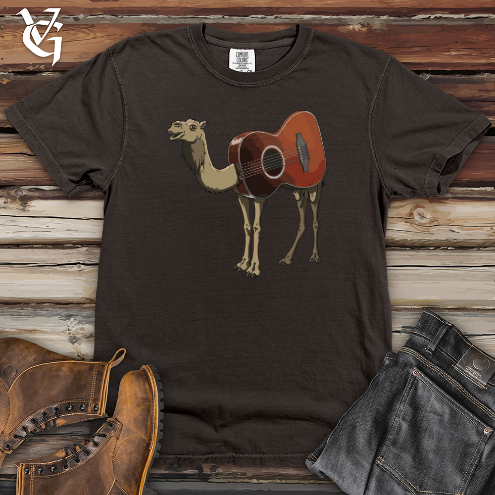 Camel Guitar Heavy Cotton Comfort Colors Tee