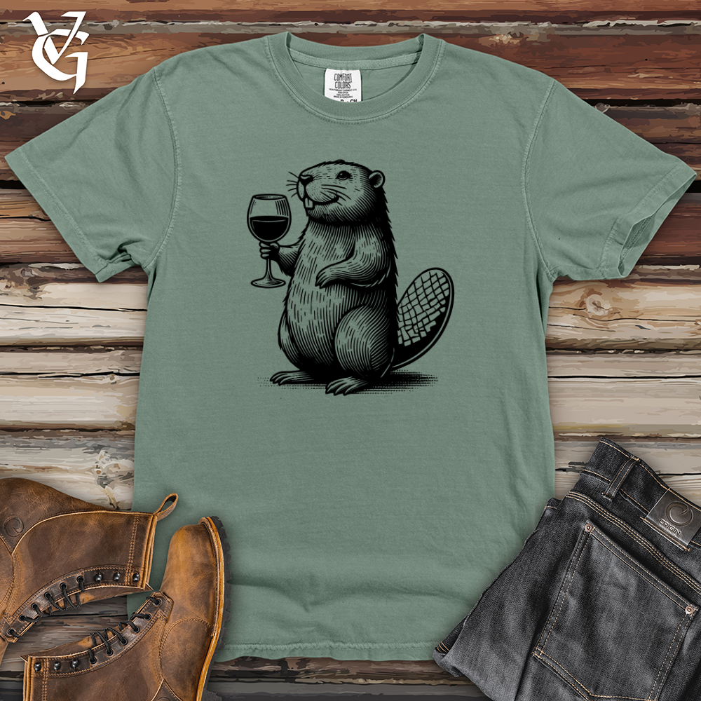 Beaver Drinking Heavy Cotton Comfort Colors Tee
