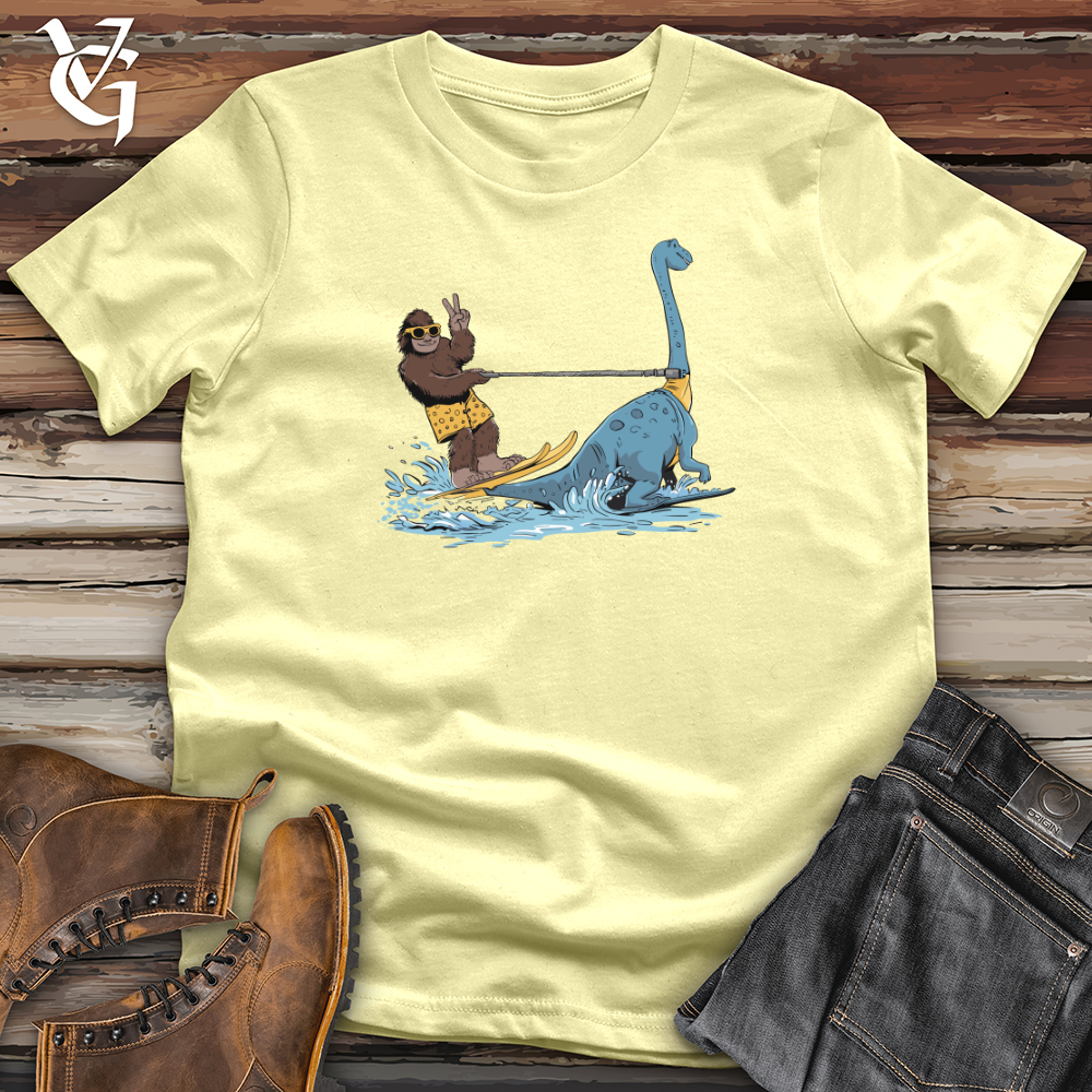 Bigfoot Riding Monster Softstyle Tee