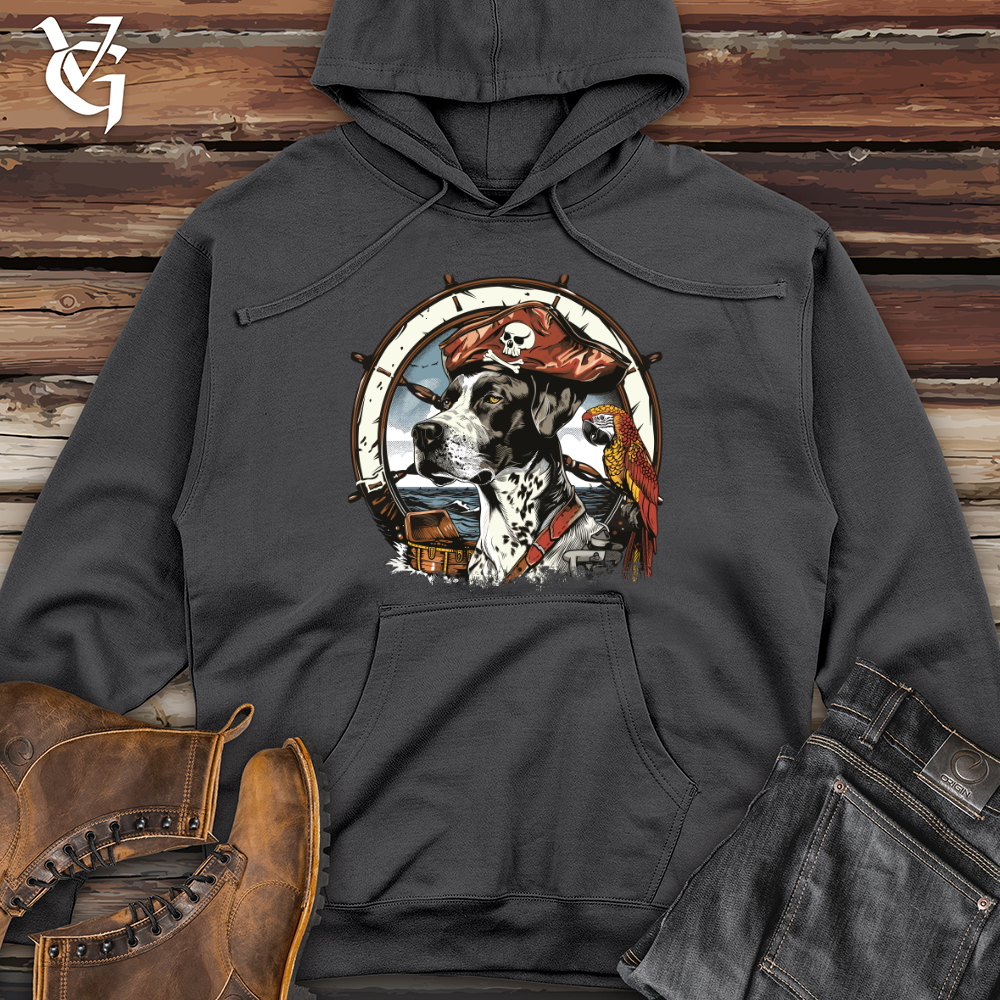 Pirate Pointer Captain Midweight Hooded Sweatshirt