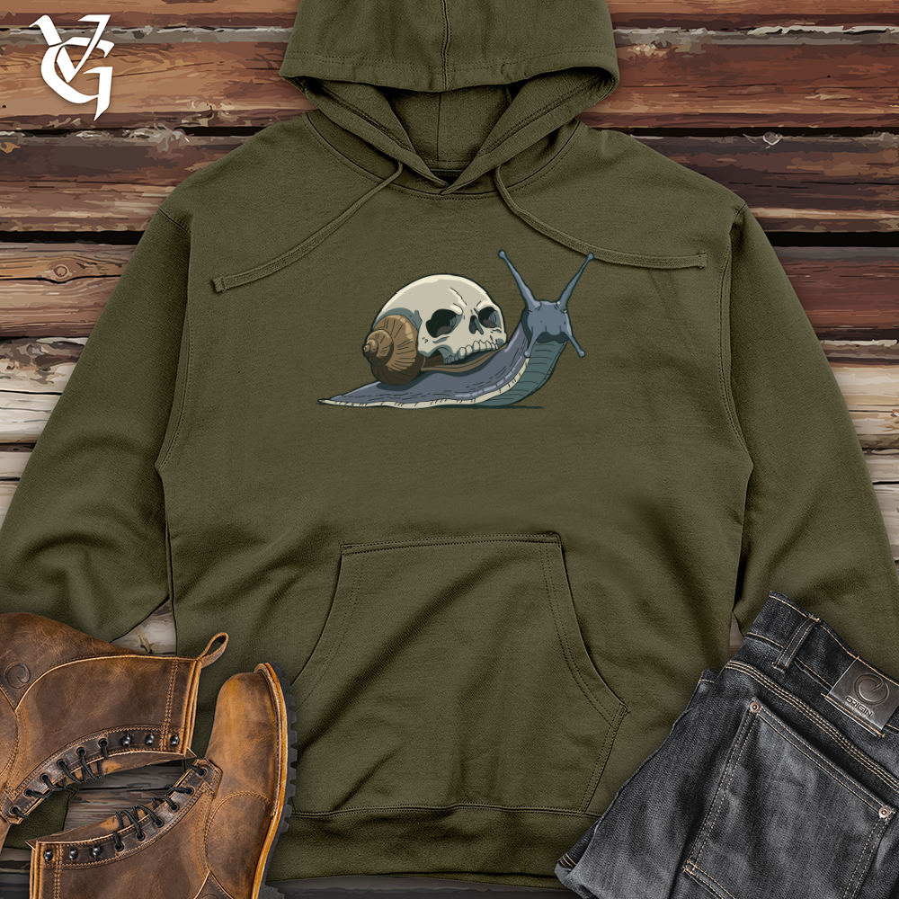 Skull Snail Midweight Hooded Sweatshirt