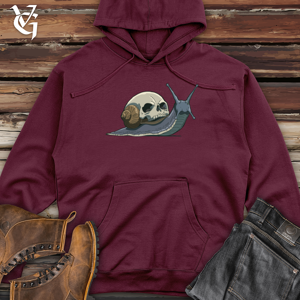 Skull Snail Midweight Hooded Sweatshirt