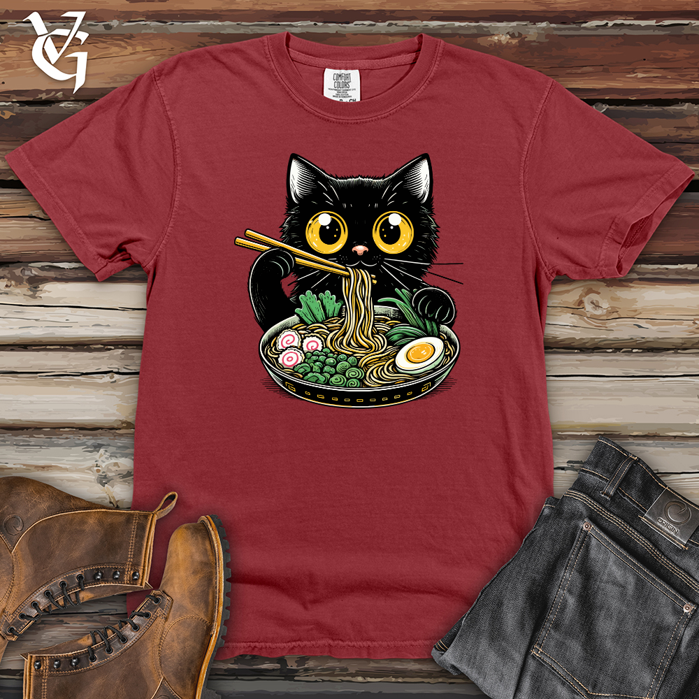 Ramen Cat Heavy Cotton Comfort Colors Tee