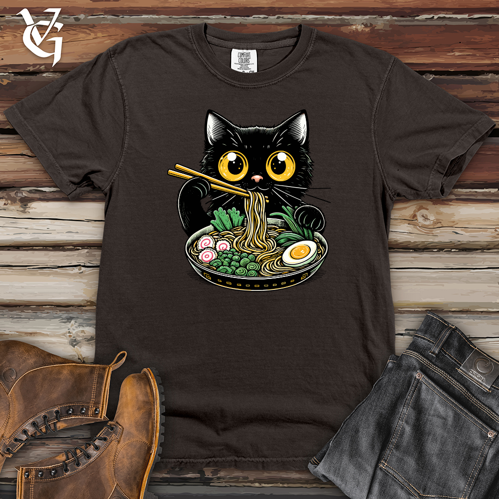 Ramen Cat Heavy Cotton Comfort Colors Tee