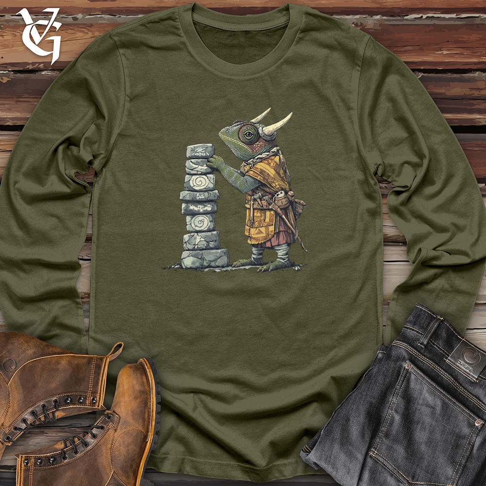 Chameleon Dressed as a Viking Long Sleeve
