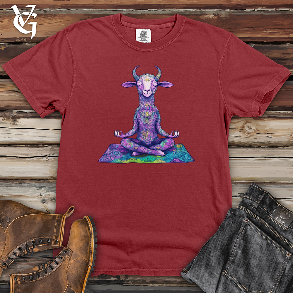 Llama Yoga Pose Heavy Cotton Comfort Colors Tee