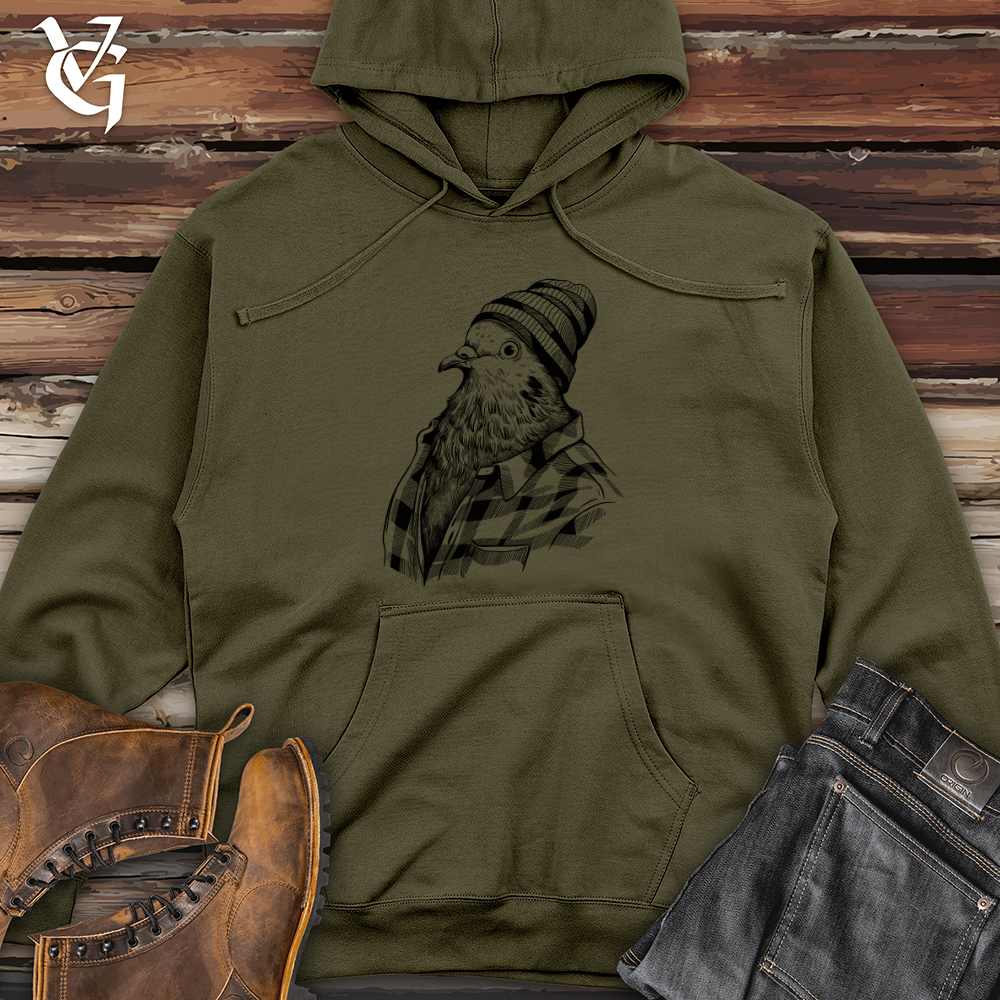 Pigeon With Benny Cap Midweight Hooded Sweatshirt