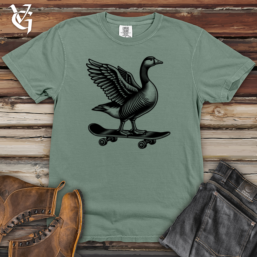 Duck Skateboarder Heavy Cotton Comfort Colors Tee