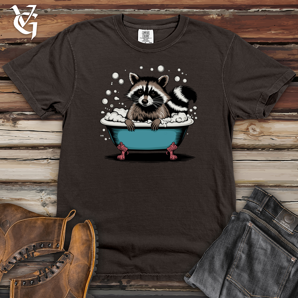 Raccoon in a Bathtub Heavy Cotton Comfort Colors Tee