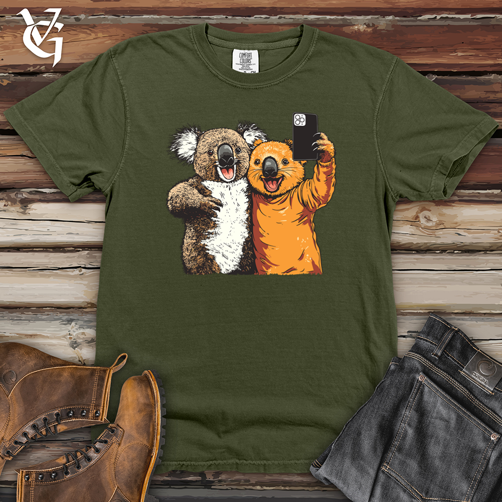 Koala Selfie Heavy Cotton Comfort Colors Tee