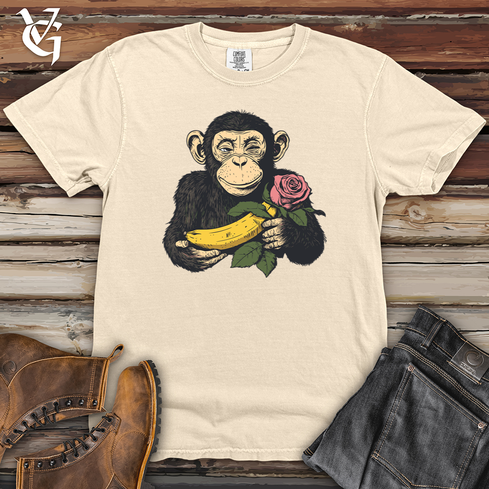 Monkey Valentine Heavy Cotton Comfort Colors Tee