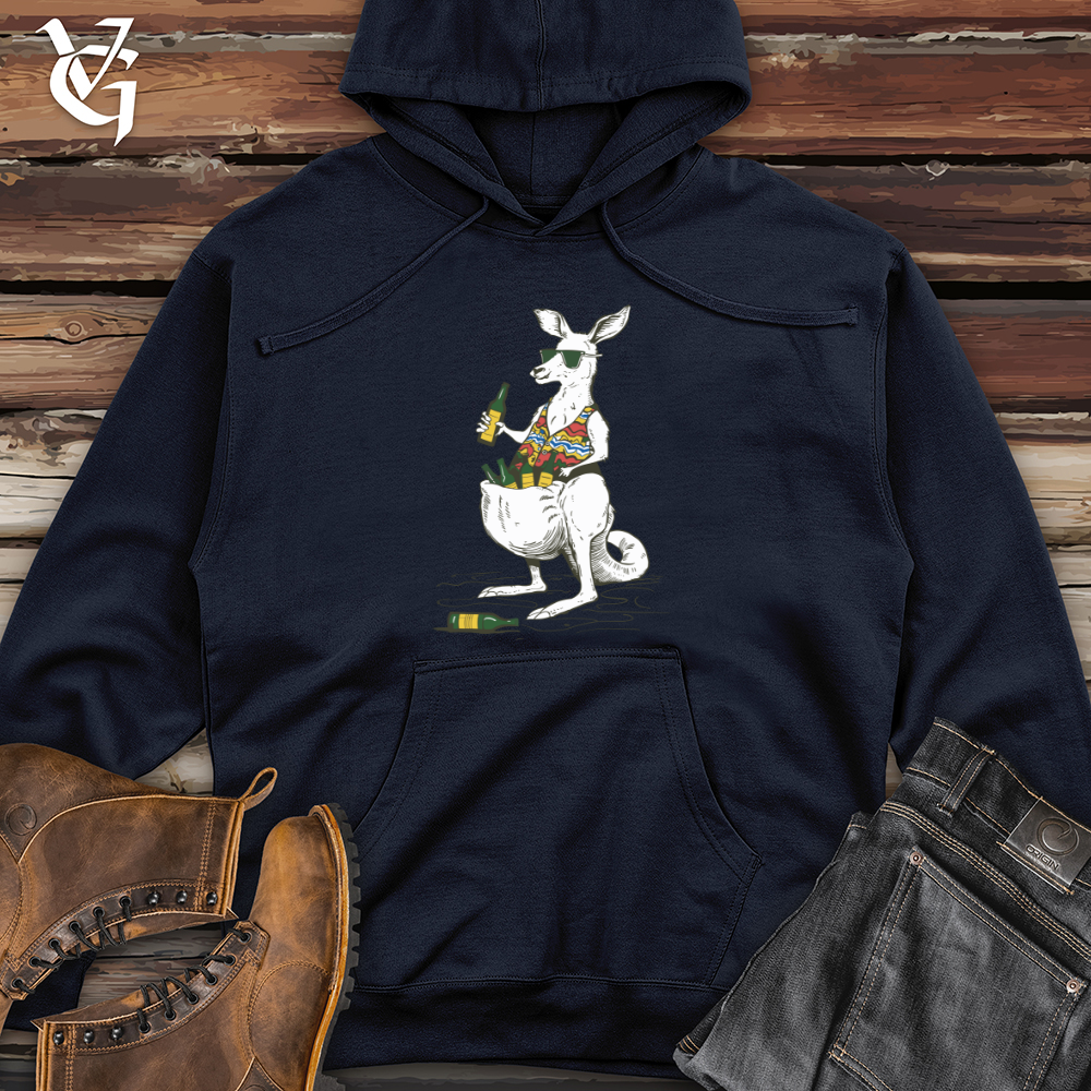 Kangaroo Drinker Midweight Hooded Sweatshirt