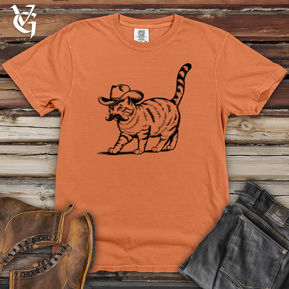 Cowboy Cat Heavy Cotton Comfort Colors Tee
