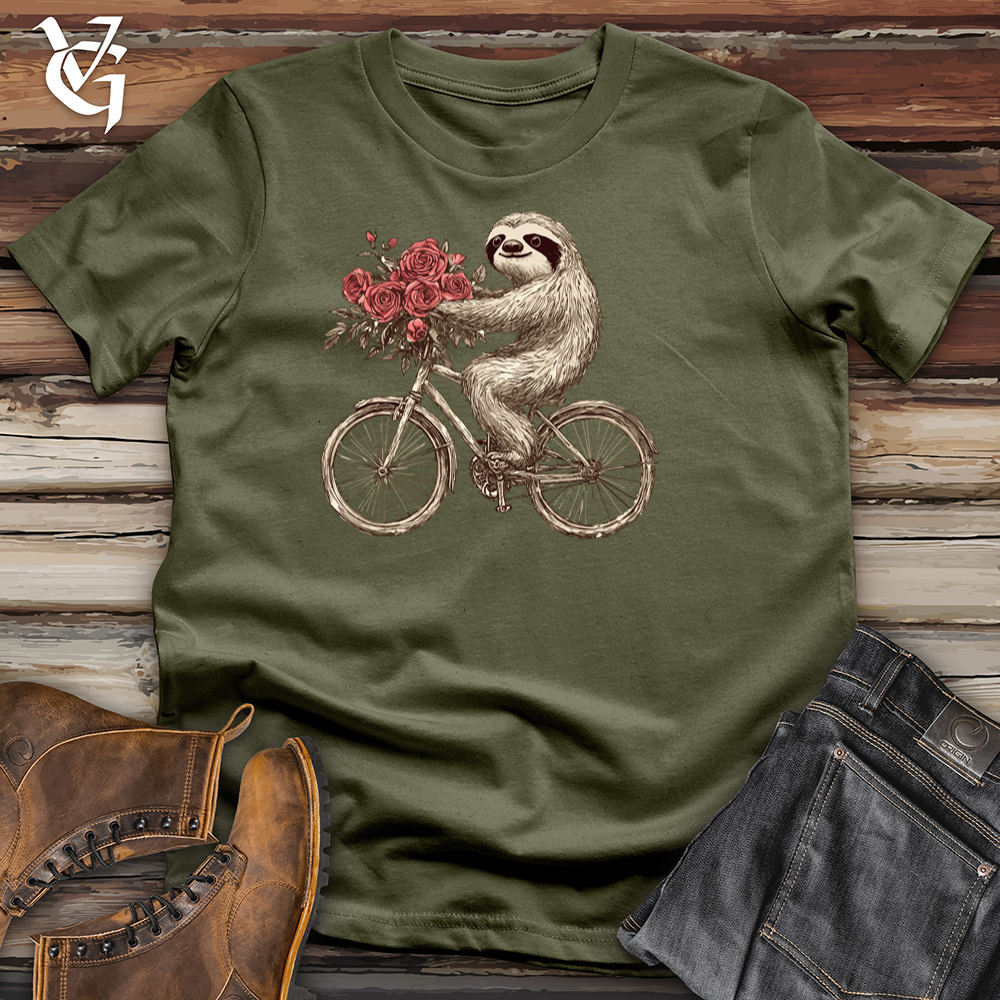 Sloth Romance Ride Cotton Tee