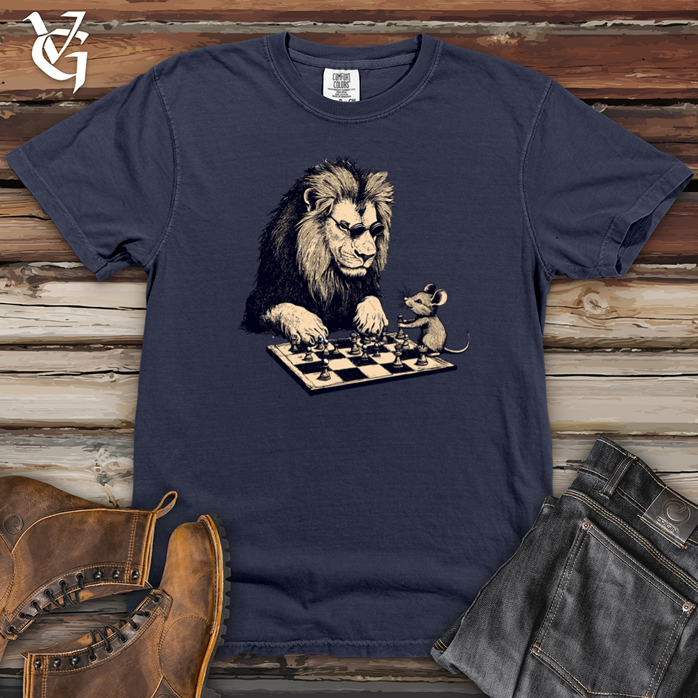 Mouse Lion Chess Heavy Cotton Comfort Colors Tee