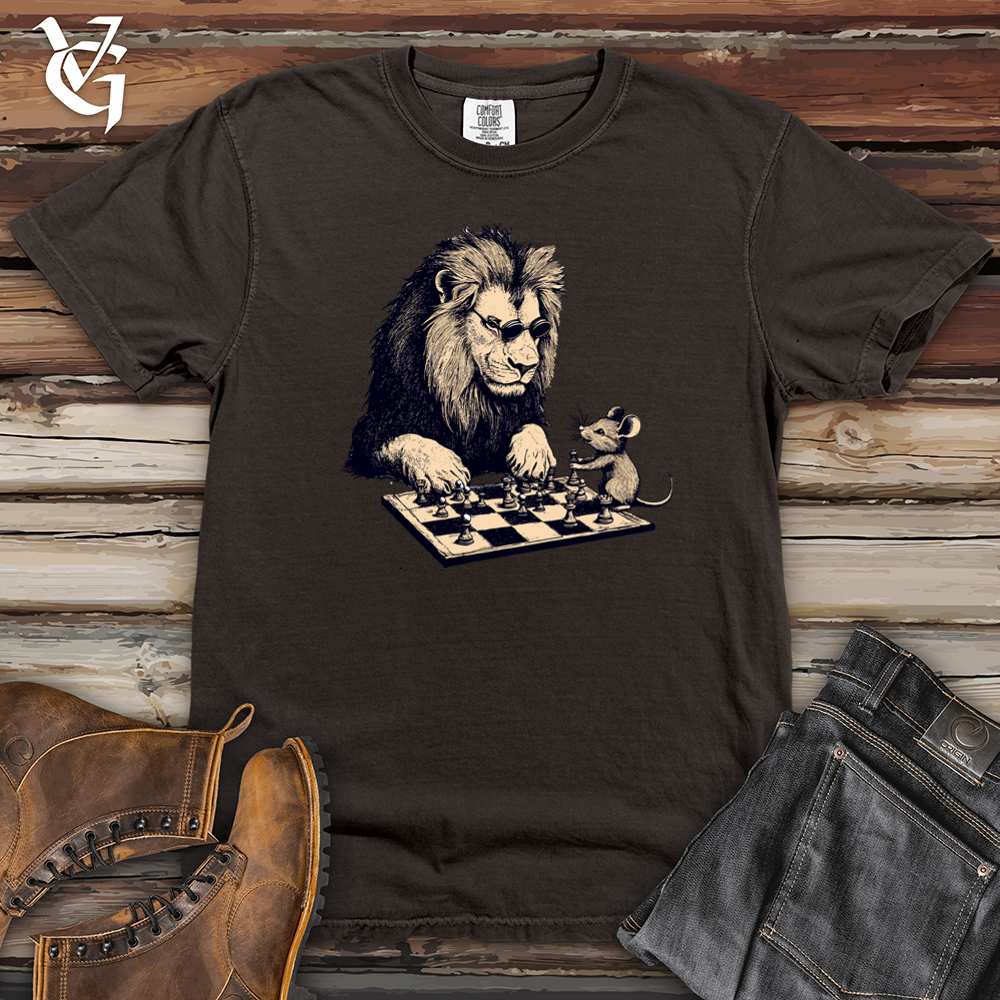 Mouse Lion Chess Heavy Cotton Comfort Colors Tee