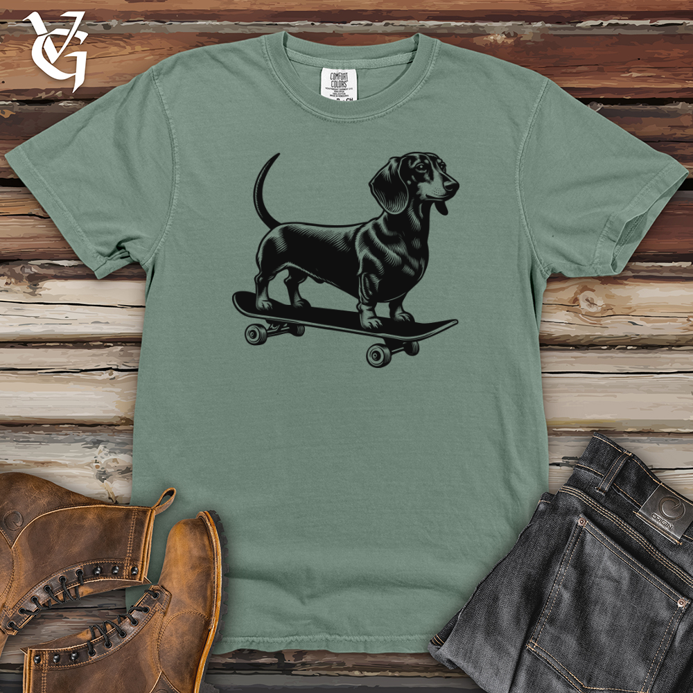 Dog Skateboarder Heavy Cotton Comfort Colors Tee