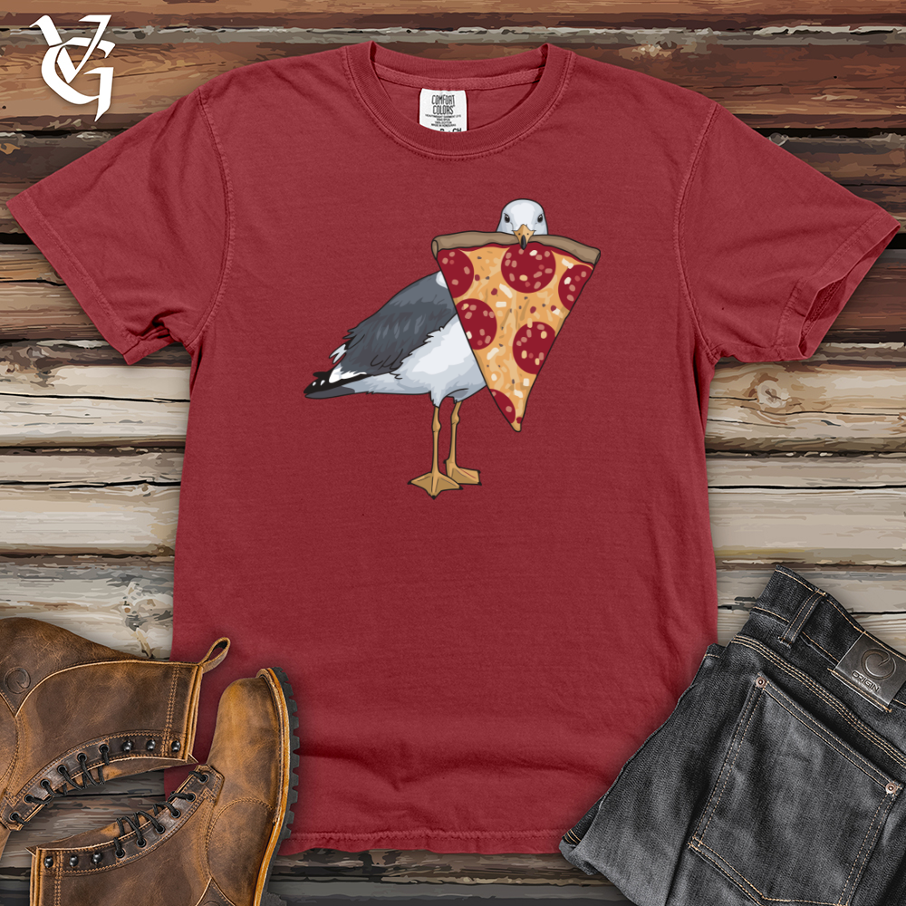 Seagull With Pizza Heavy Cotton Comfort Colors Tee