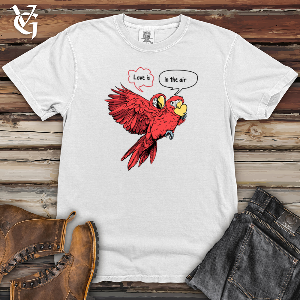 Love Is In The Air Parrots Heavy Cotton Comfort Colors Tee