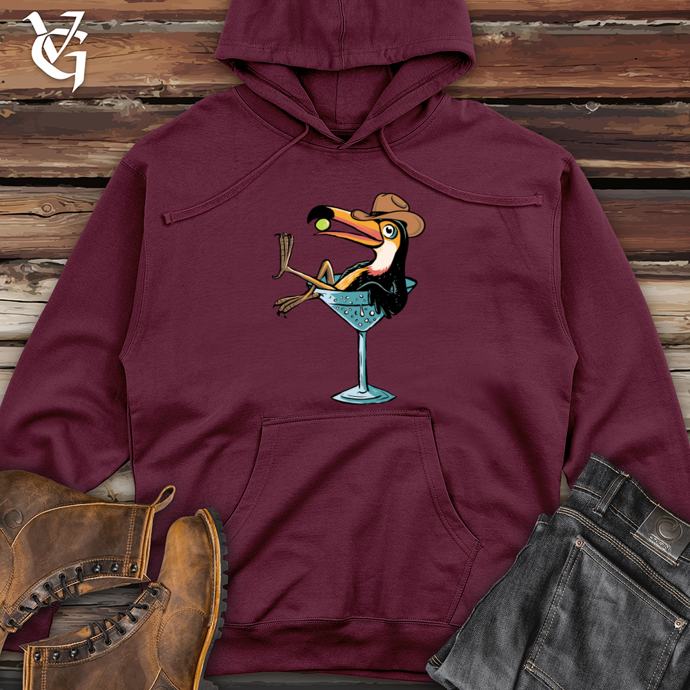 Toucan With Tequila Midweight Hooded Sweatshirt