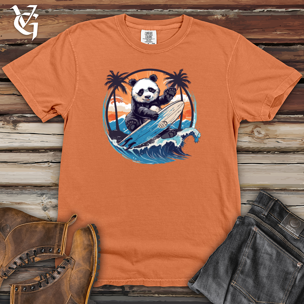 Panda Surfer Paradise Heavy Cotton Comfort Colors Tee