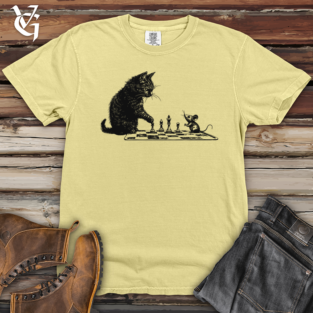 Cat and Mouse Chess Heavy Cotton Comfort Colors Tee
