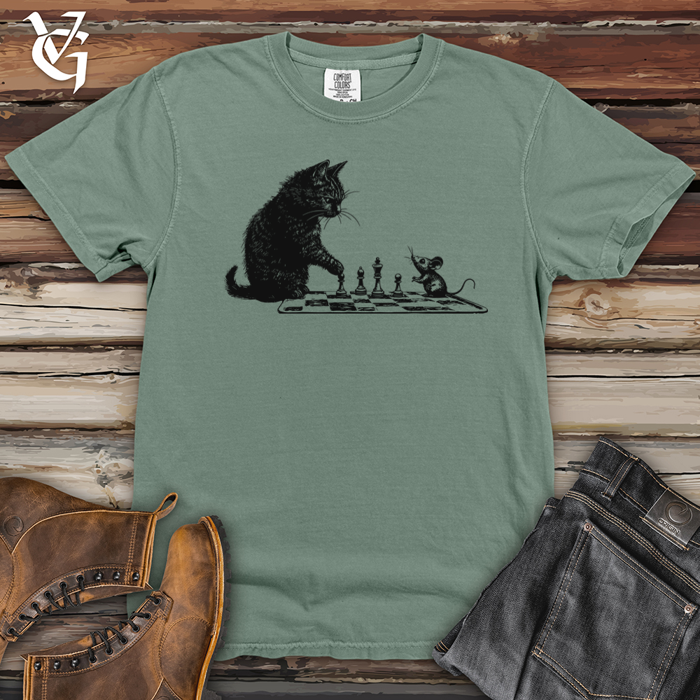 Cat and Mouse Chess Heavy Cotton Comfort Colors Tee