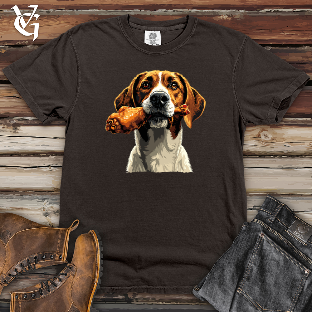 Hound With Chicken Wings Heavy Cotton Comfort Colors Tee