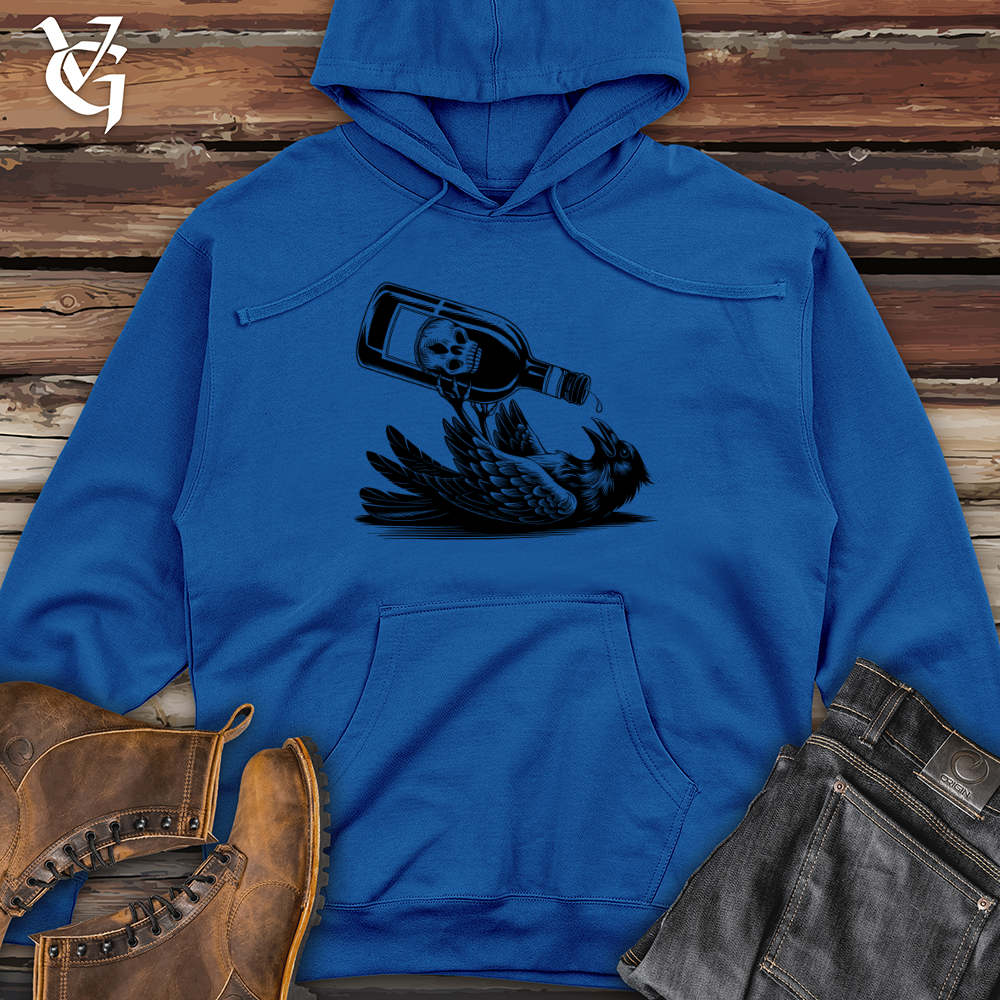 Drunk Crow Midweight Hooded Sweatshirt