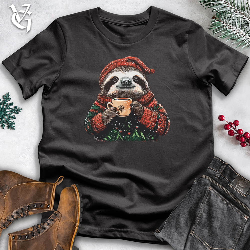 Sloth Christmas Sweater Cotton Tee