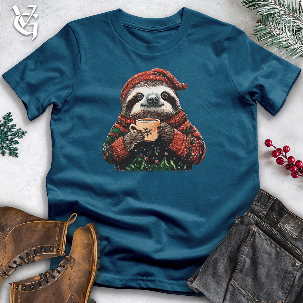 Sloth Christmas Sweater Cotton Tee
