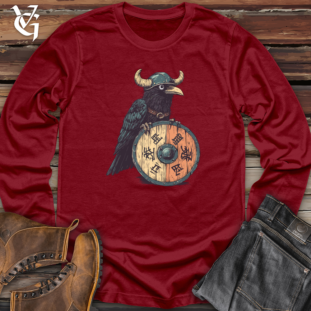 Raven With Shield Long Sleeve