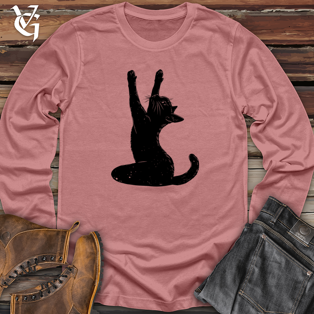 Black Cat Yoga Long Sleeve