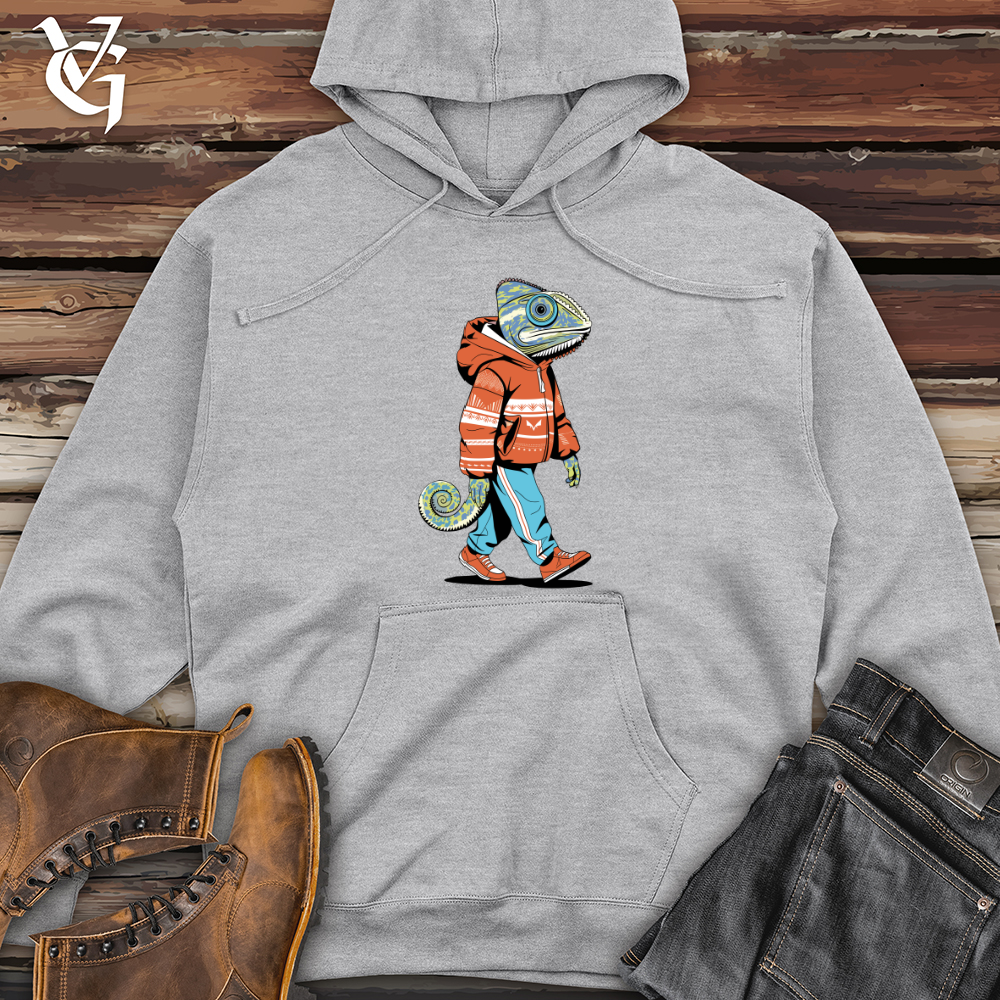 Stylish Chameleon Midweight Hooded Sweatshirt