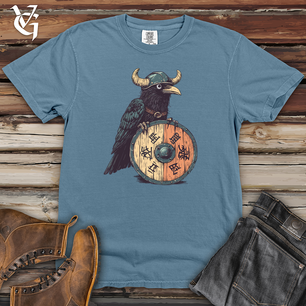 Raven With Shield Heavy Cotton Comfort Colors Tee