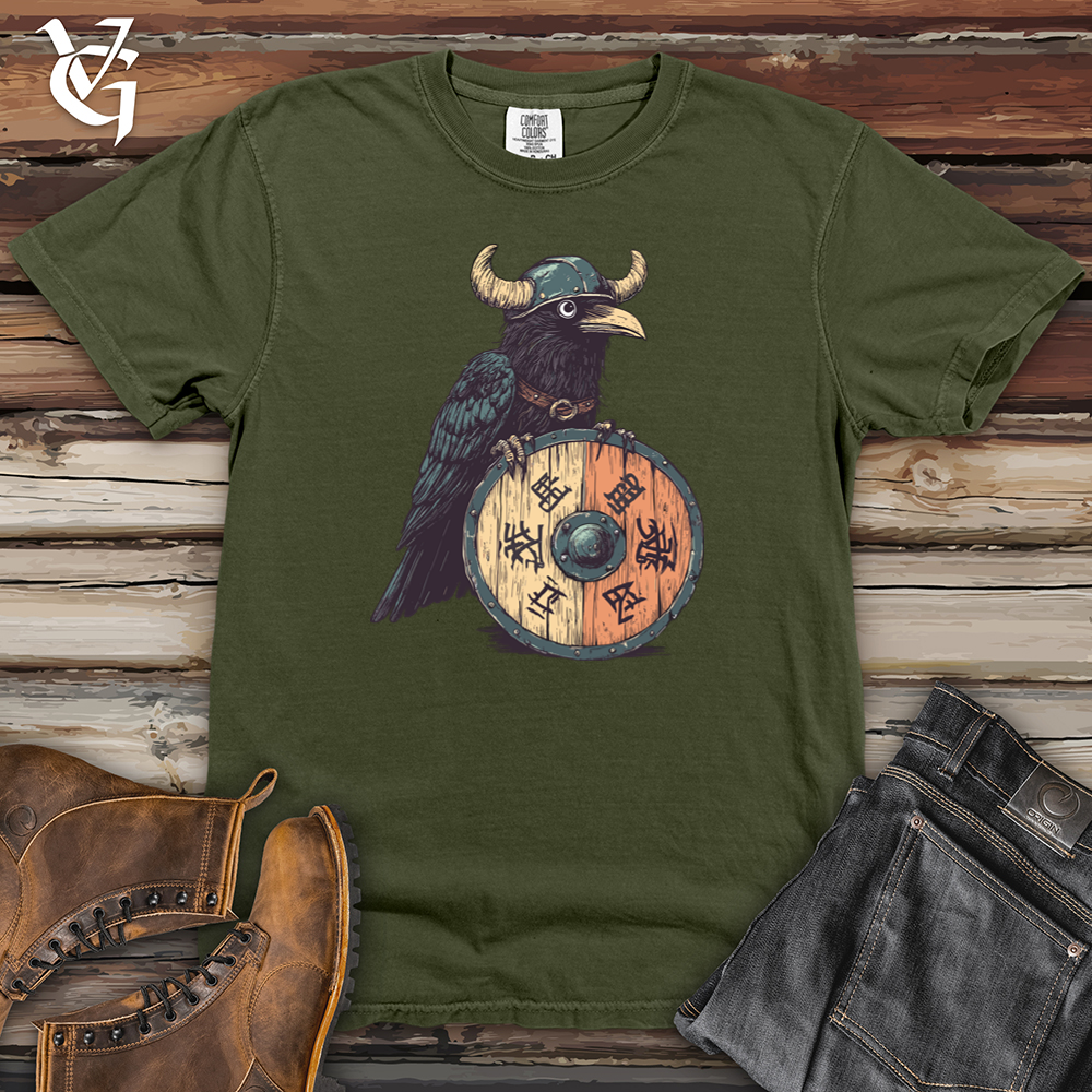 Raven With Shield Heavy Cotton Comfort Colors Tee