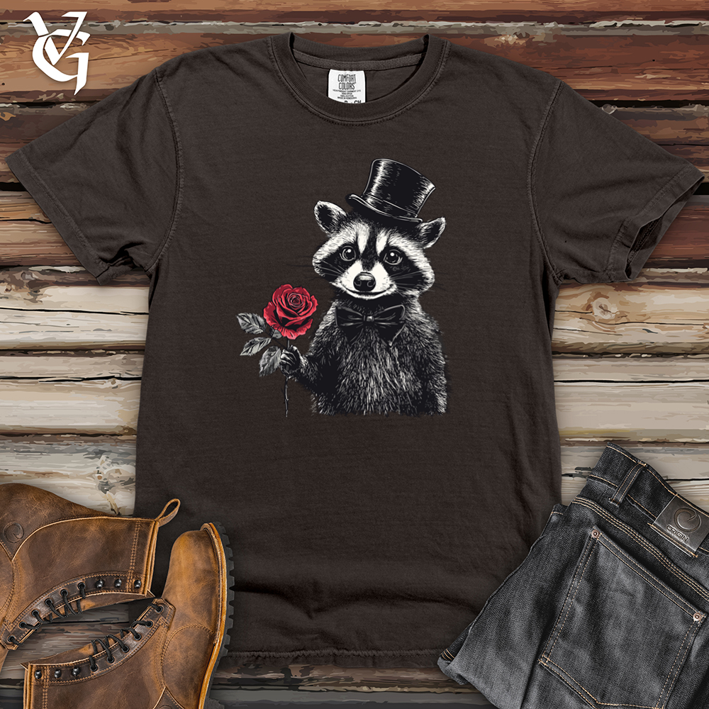 Raccoon Valentine Heavy Cotton Comfort Colors Tee