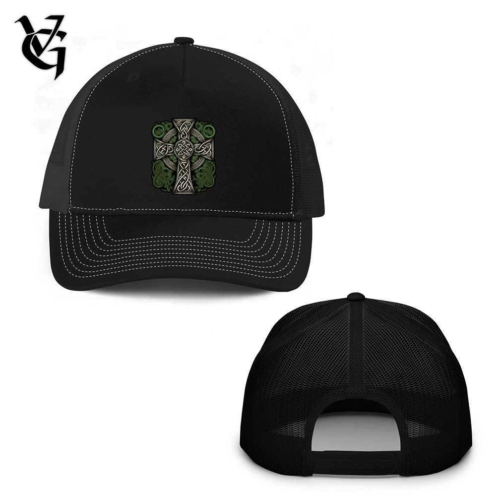 Green Celtic Cross Trucker Hat