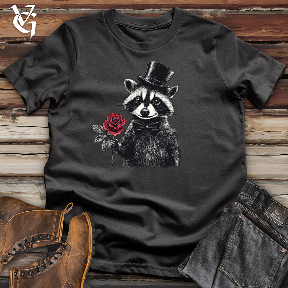 Raccoon Valentine Cotton Tee