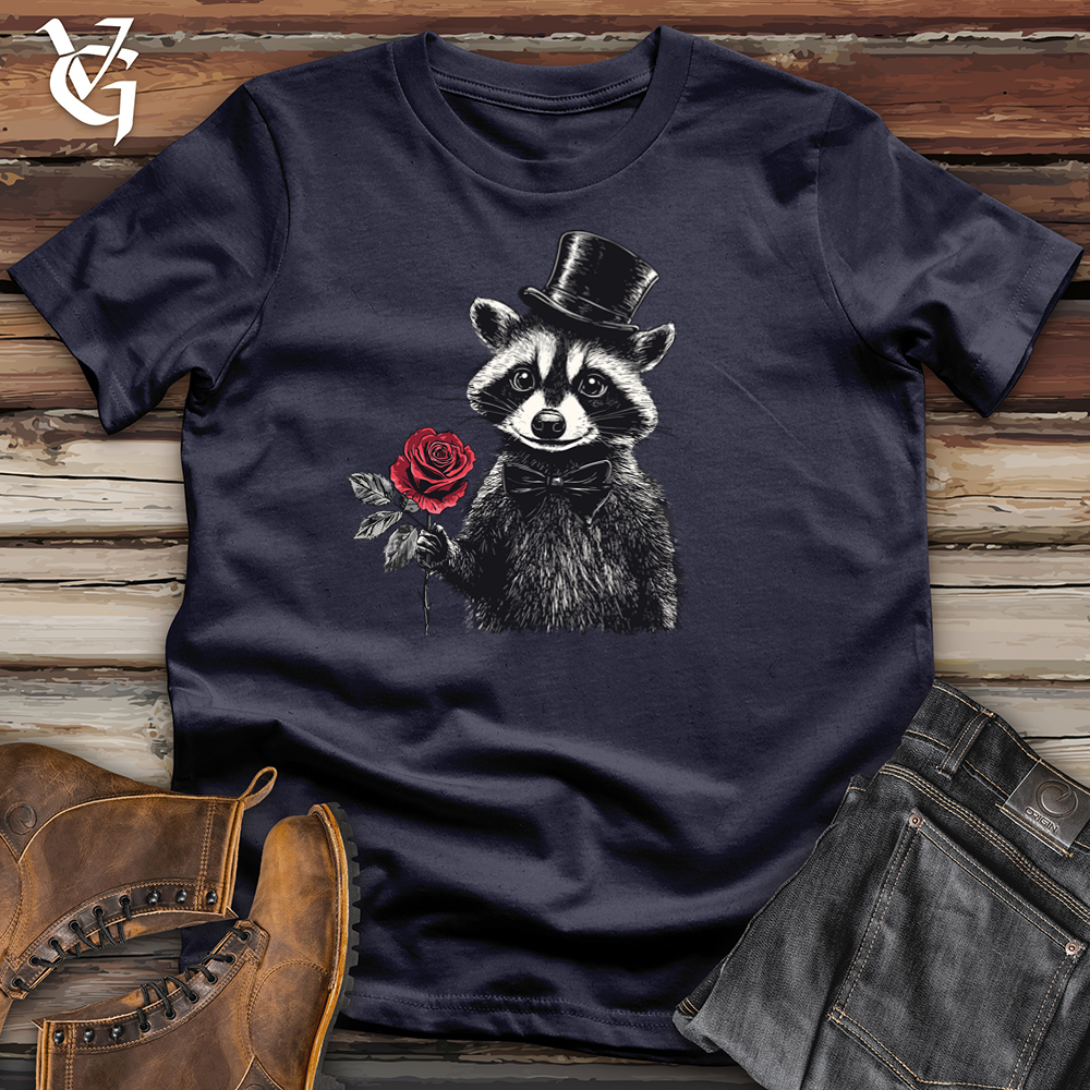Raccoon Valentine Cotton Tee