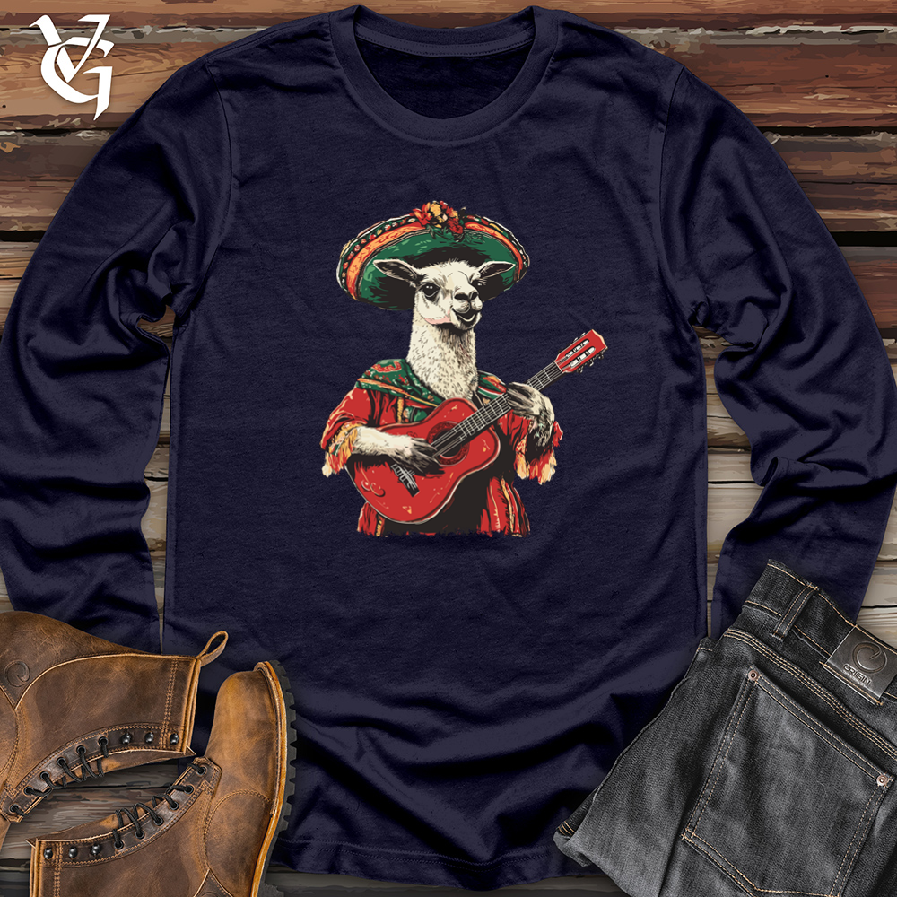 Llama Mariachi Long Sleeve
