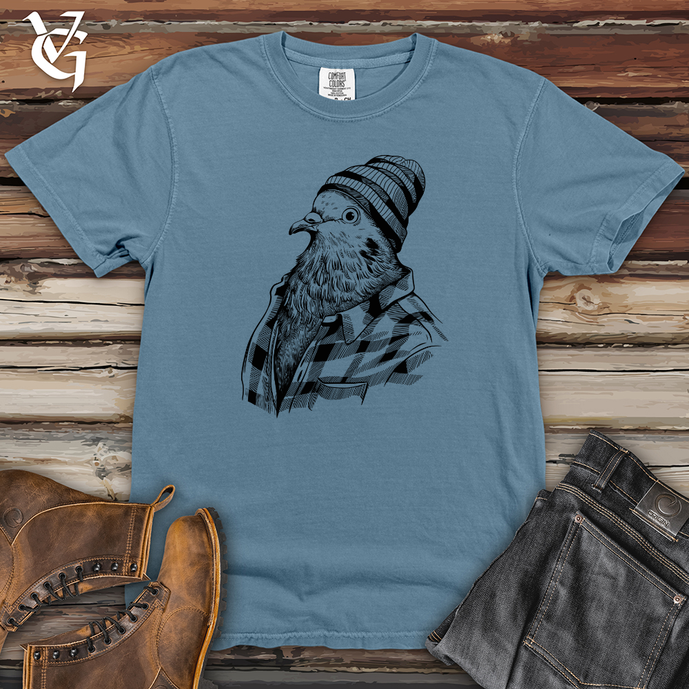Pigeon With Benny Cap Heavy Cotton Comfort Colors Tee