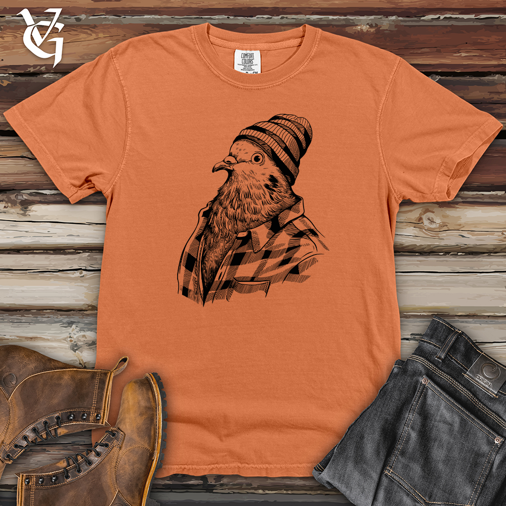 Pigeon With Benny Cap Heavy Cotton Comfort Colors Tee