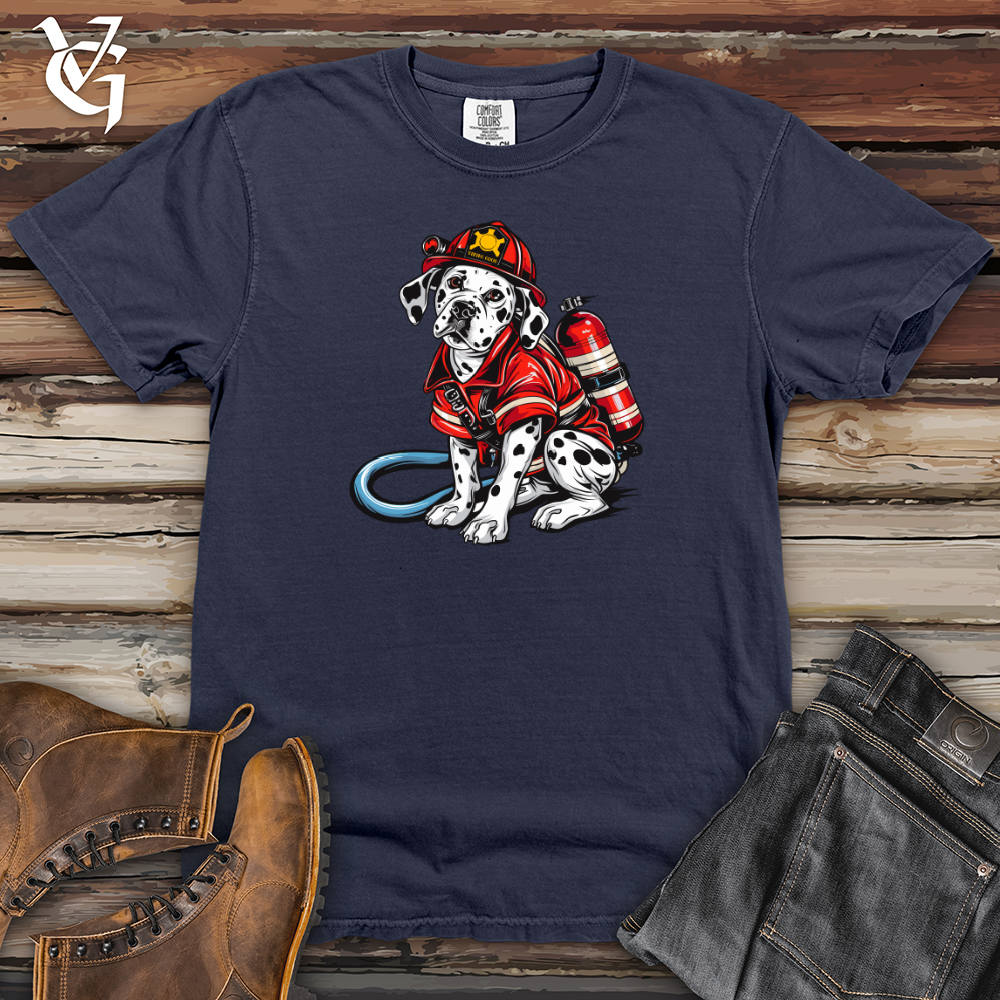 Dalmatian Firefighter Hero Heavy Cotton Comfort Colors Tee