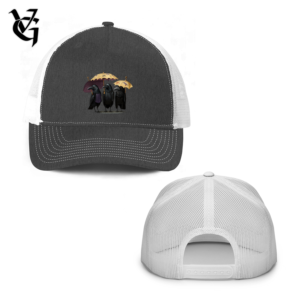 3 Raven Amigos Trucker Hat