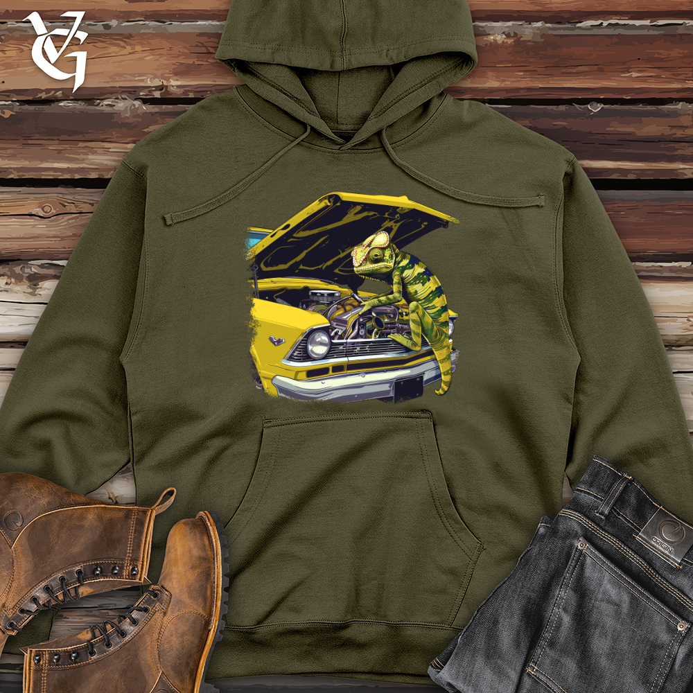 Viking Goods Chameleon Mechanic Marvel Midweight Hooded Sweatshirt Army / L