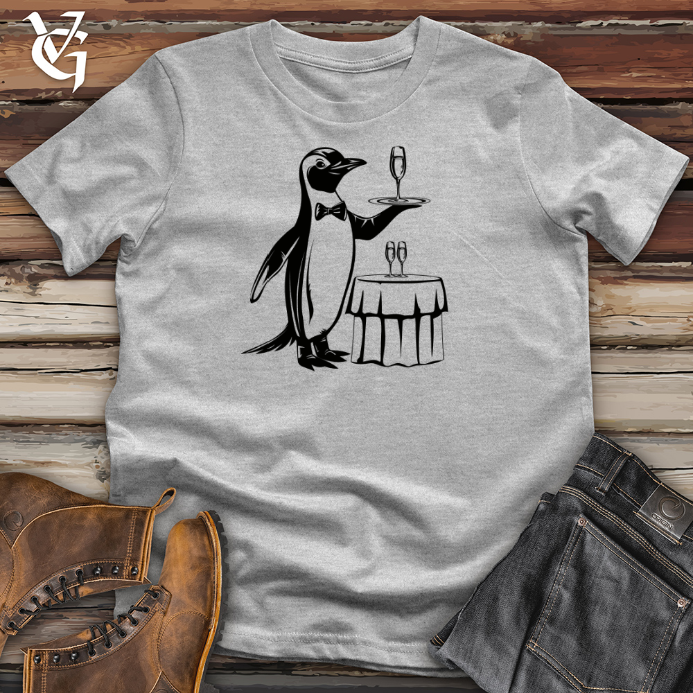 Viking Goods Penguin Waiter Elegance Cotton Tee Ash / L