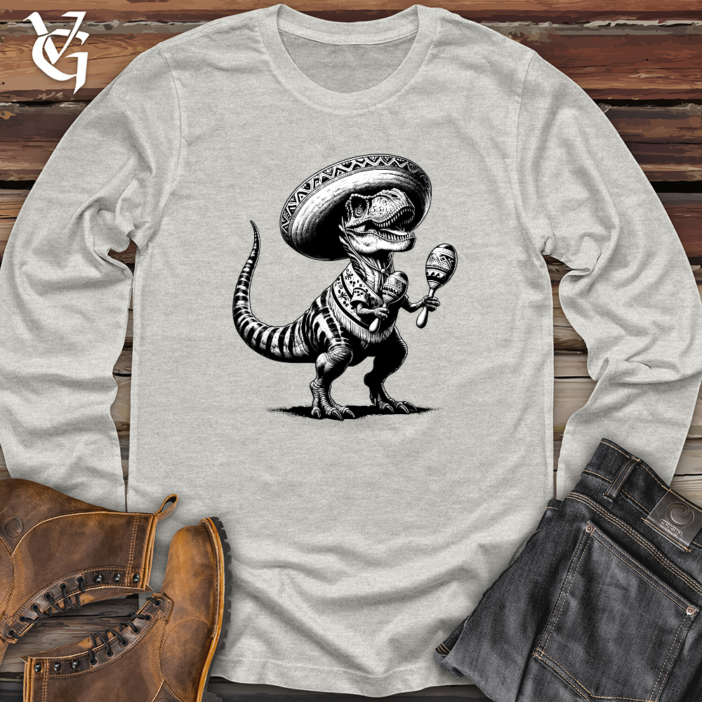 Viking Goods Tex Mex Rex Long Sleeve Ash / L